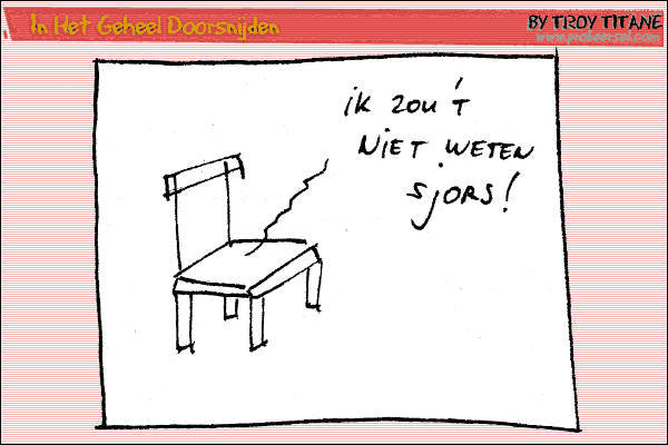 In Het Geheel Doorsnijden, December 13, 2004